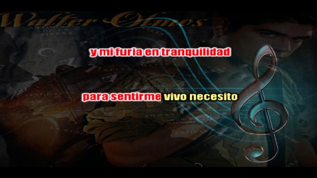 PARA SENTIRME VIVO (WALTER OLMOS) KARAOKE