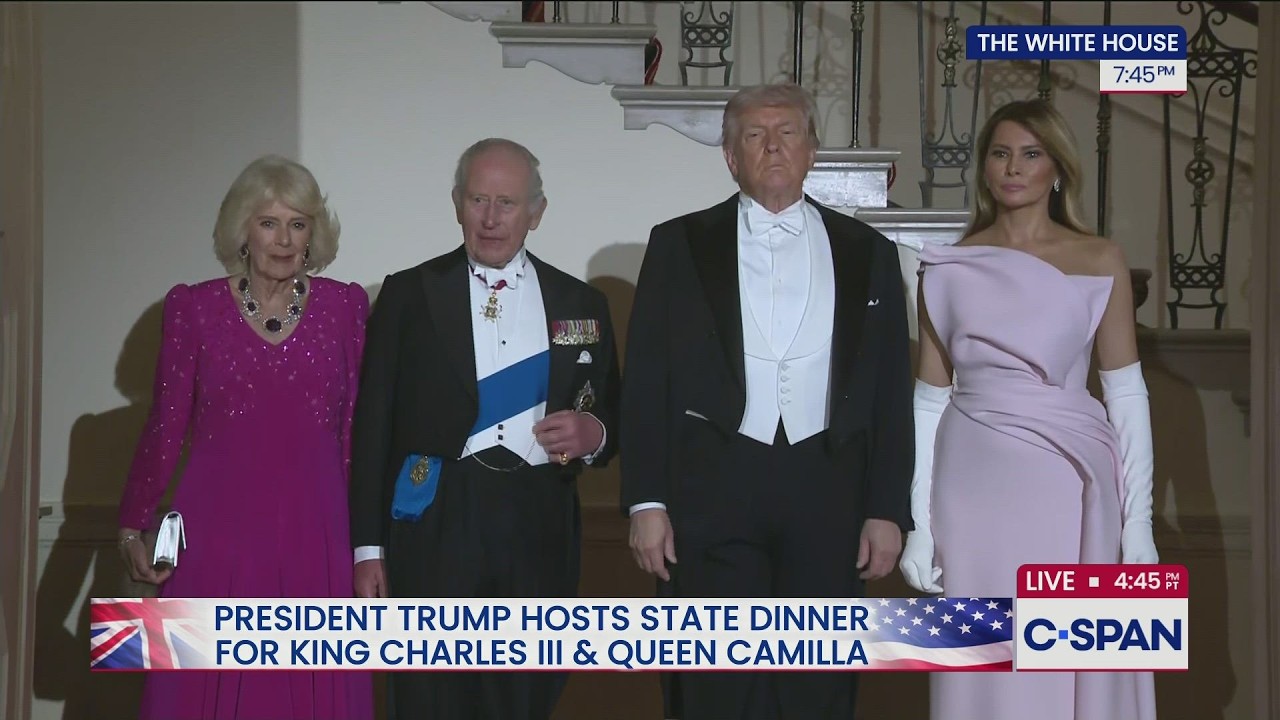 White House State Dinner for King Charles III & Queen Camilla