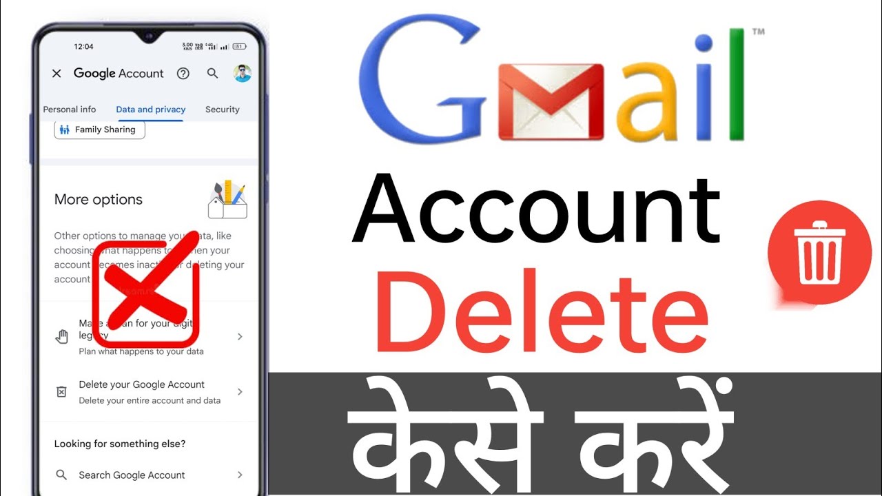 Email id kaise delete kare 2024 Email id delete kaise kare Gmail account delete kaise kare