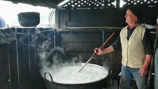 Cheesemaking at a Traditional Romanian Farm