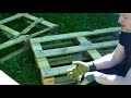 How to Take Apart Wood Pallets - DIY Pallet Computer Desk Part 1 How to Take Apart Wood Pallets - DIY Pallet Computer Desk Part 1