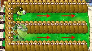 Plants vs 01 Zombies 19 Gatling Pea Chomper Tall Nut vs Dr.Zombos All