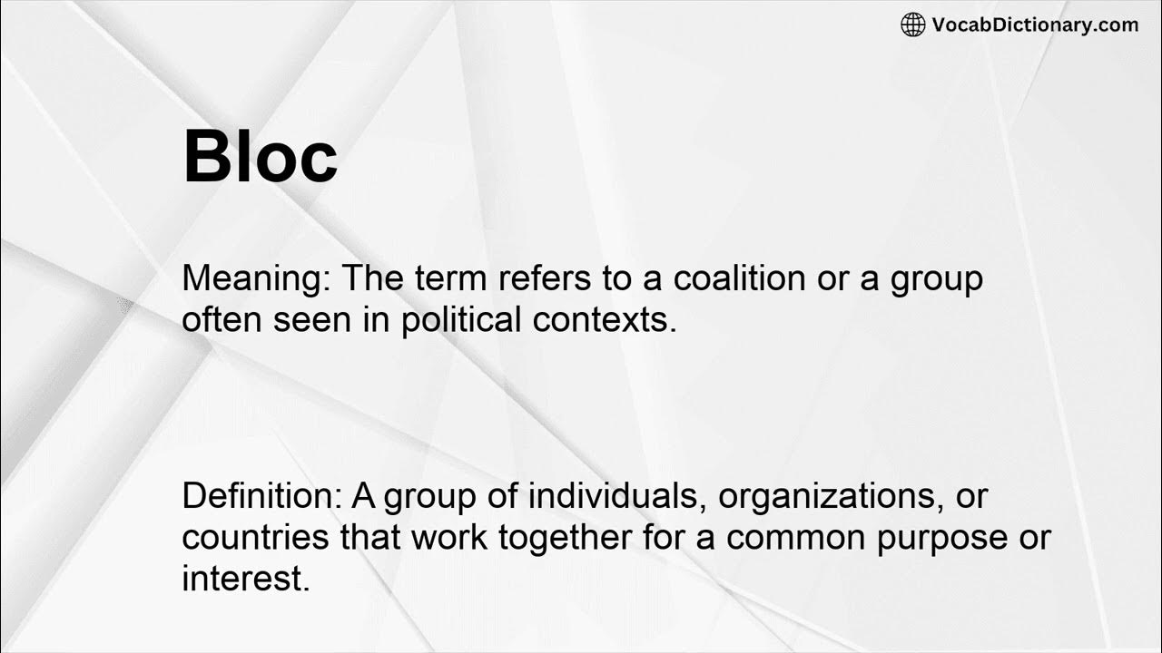 Bloc Meaning YouTube bloc-meaning-youtube