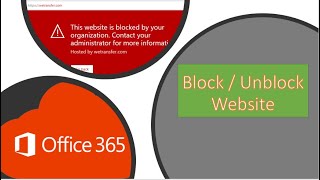 block or unblock website from office365 Defender