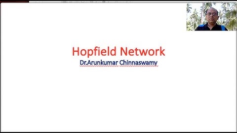 Hopfield network