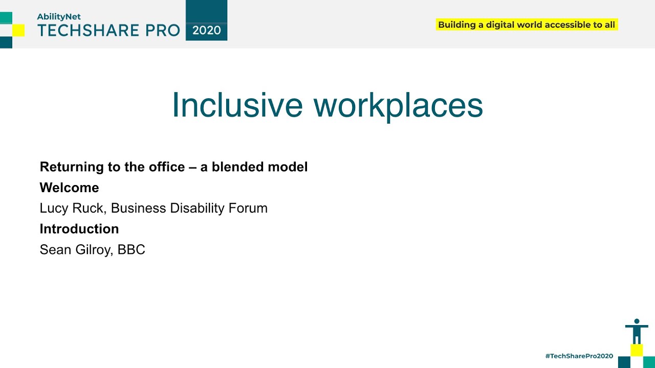 TSP 2020 Returning to the office, a blended approach YouTube