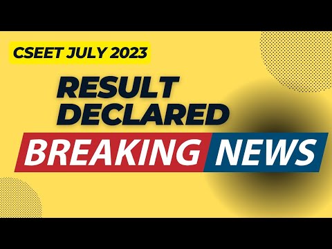 CSEET July 2023 Result Declared By ICSI | breaking News | CSEET July 2023 Result Out