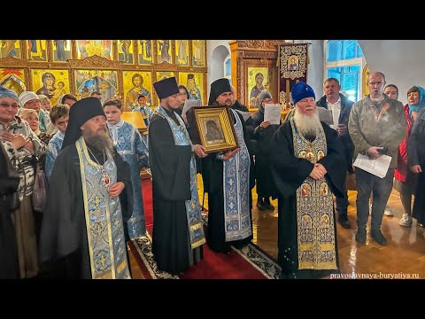 Казанская чудотворная икона в Улан-Удэ. Всероссийский молебен о Победе