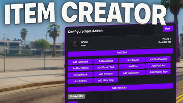 FIVEM ITEM CREATOR [ESX/QBCORE/QBOX] - Mic Scripts