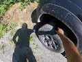 ЛюКан.Слепой след от автомобиля.