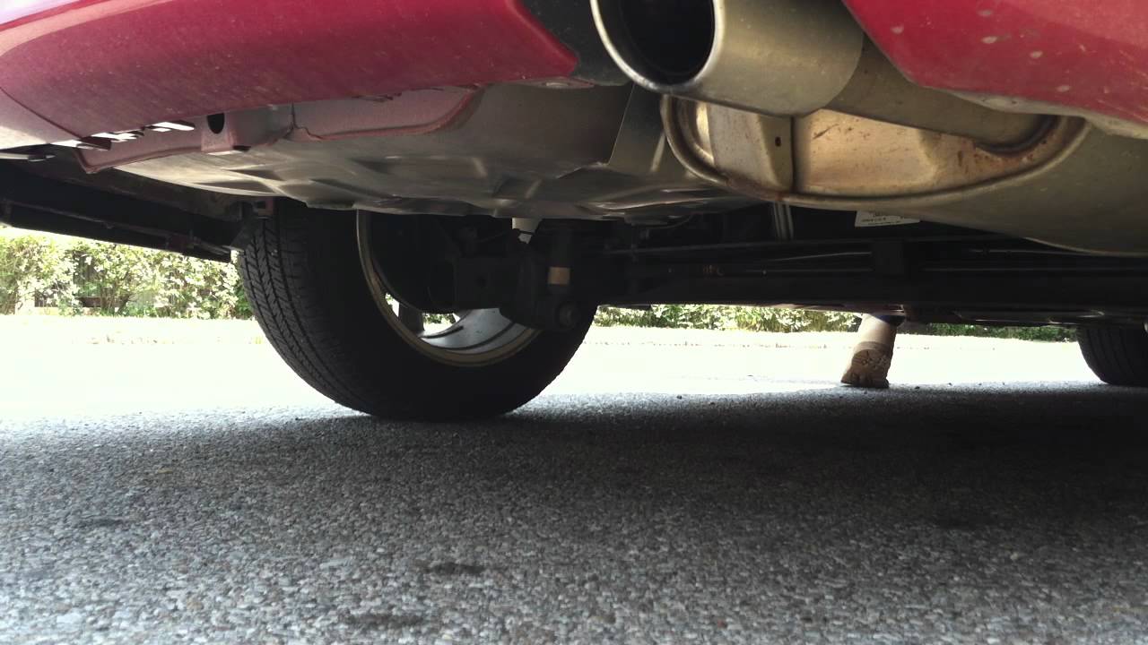 2010 toyota corolla S stock exhaust - YouTube