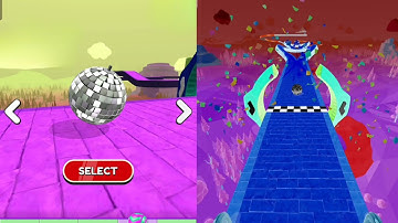 Going Ball 🏀 vs Reverse gameplay Hard Level Ball Colour Run , iOS Android New Update ( part : 2009 )