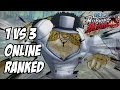 One piece burning blood Rob Lucci 1 vs 3 online ranked matches