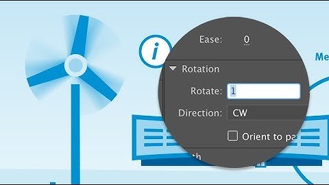 Adobe Animate| How to make rotations of an object using motion tween