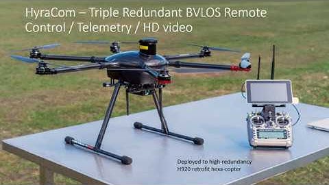 HyraCom Triple Redundant BVLOS Radio Control - functional diagrams