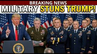 5 MIN AGO Senior Commanders Break Silence — Publicly Withhold Support from Trump