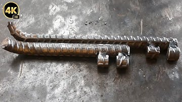 How to make Easy Rebar Bender  very simple idea round bar bending by PH crafts