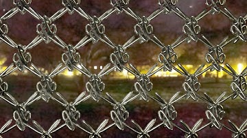 [Demo] Woven iron chain in blender - animation nodes.