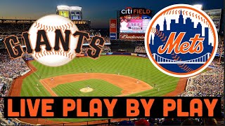 San Francisco Giants vs New York Mets Live Play-by-Play & Game Audio