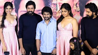 Allari Naresh, Faria Abdullah, Nani Visuals at Aa Okkati Adakku Movie Trailer Launch | Allari, Faria