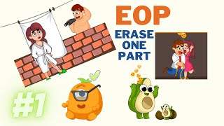 EOP: Erase One Part Gameplay Level 1 to 9 | Who'll Win | Save the Girl | Fix Glasses | Scared Her screenshot 1