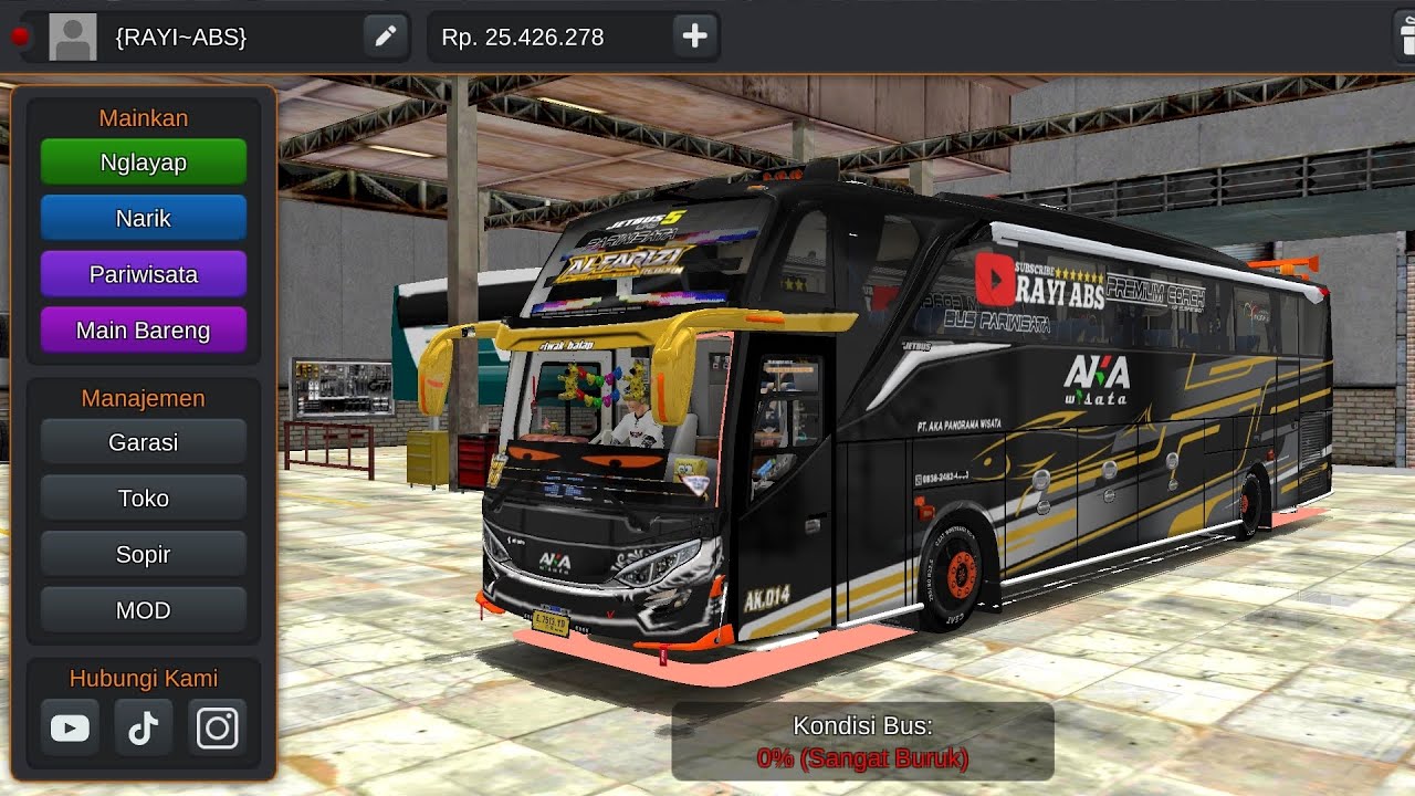 AL FARIZI 🔴bus aka wisata body jb2 shd versi jb5 mode mabar bareng sama kamu