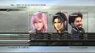 Swapping party members and losing Paradigms in Final Fantasy XIII