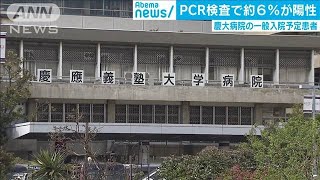 無症状でも約6％が陽性　慶大病院のPCR検査結果(20/04/23)