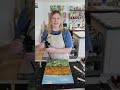 Time-lapse of a mixed media encaustic painting using a torch and wax.
