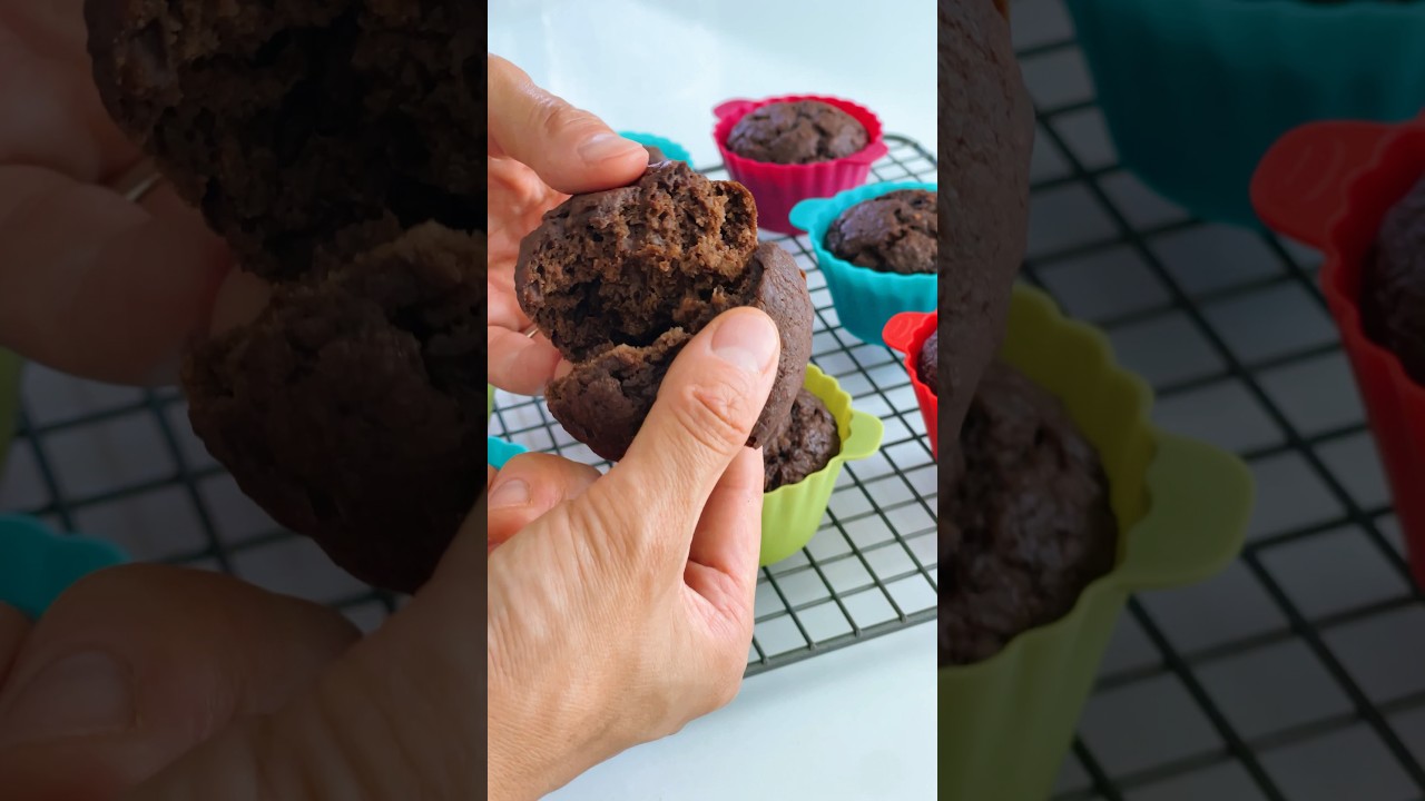 Bean brownie muffins