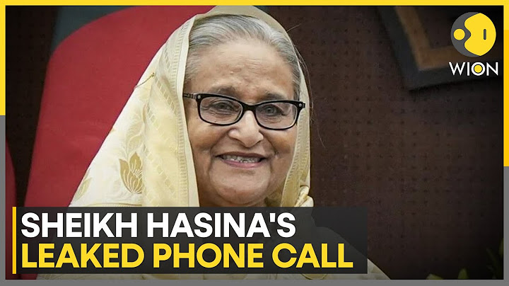 বাংলাদেশের সাবেক প্রধানমন্ত্রী শেখ হাসিনার ফাঁস হওয়া ফোনকল ভাইরাল | WION