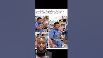 CREDIT! IG🎥: HOE JE HET VERSCHIL TUSSEN ECHTE EN NEP-TEQILA KUNT ZIEN