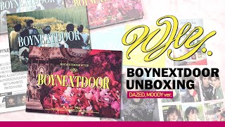 💿UNBOXING💿 BOYNEXTDOOR 1st EP Album 'WHY..' [DAZED, MOODY Ver.] Album Unboxing 보이넥스트도어 '와이..' 앨범 개봉