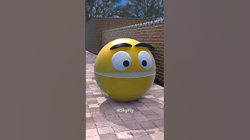 Pacman vs. Eieren 🐥🐤🐔🍗😋🐓🐣 #pacman #robotpacman #shorts