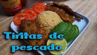 Tiritas de pescado basa