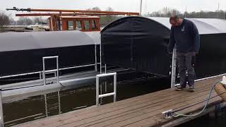 Jachthaven Manten Drijvende bootoverkapping