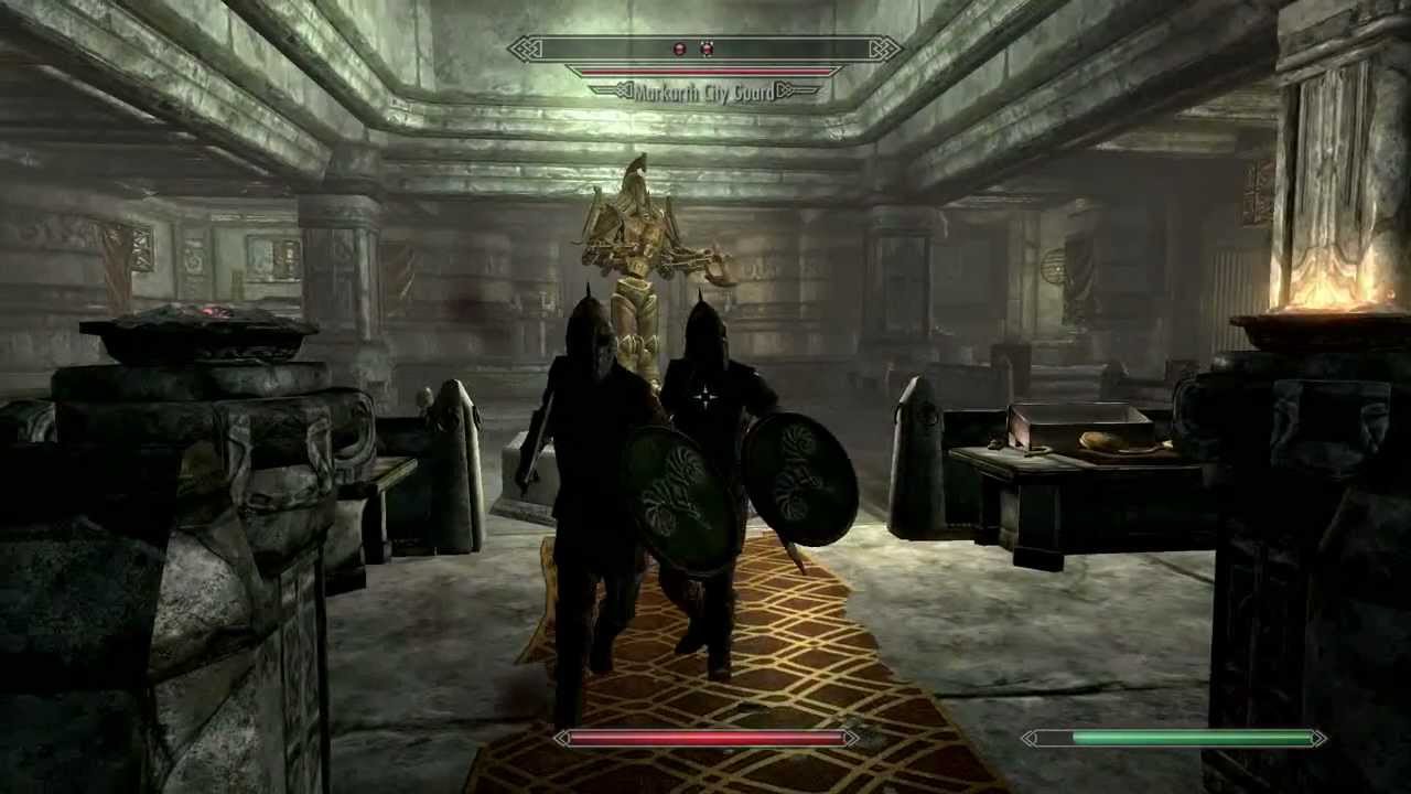 Skyrim Markarth Guards Glitch Arrest Fix YouTube