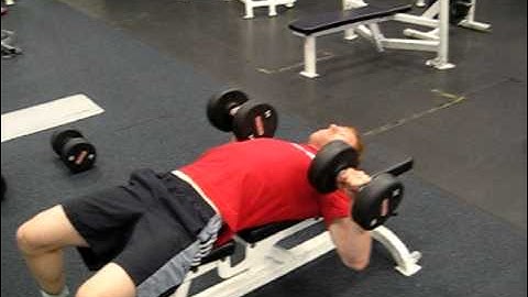 Chest: Dumbbell Bench Press, Dropset
