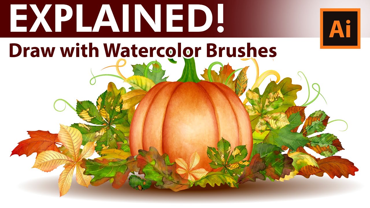 watercolor brush illustrator