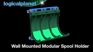 LogicalPlanet Spool Storage — Modular, Collapsible, 100% 3D Printed