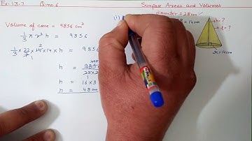 Chapter:13 Exercise:13.7 Q.6 Surface Areas and Volumes | Ncert Maths Class 9 | Cbse