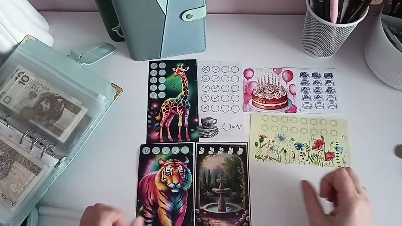 Podliczam kasę odłożona w sierpniu,  kończę box ścieżki wiosny😊