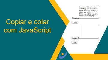 Como copiar e colar com JavaScript
