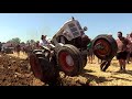 Campodoro 2023 - Gara aratura Landini L55 | Hot bulb tractors plowing race: flames, wheelie, power