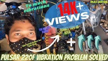 STOP✋🏻fairing Vibrations|Fixing Visor Noise of my 220f|Pulsar 220f Fairing vibration problem solved