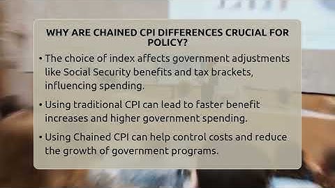 Why Are Chained CPI Differences Crucial For Policy? - Inflation Insight Channel