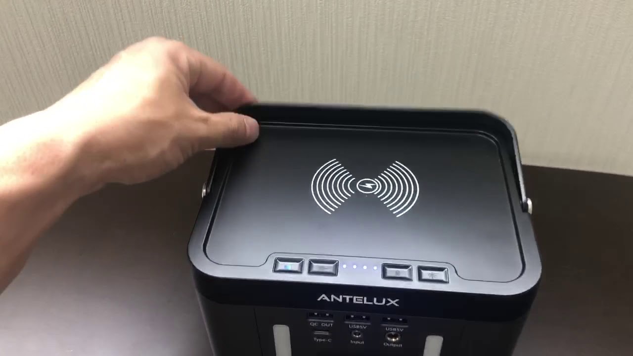 ワイヤレス対応！置くだけ簡単充電、ANTELUX terra-200｜マクアケ 
