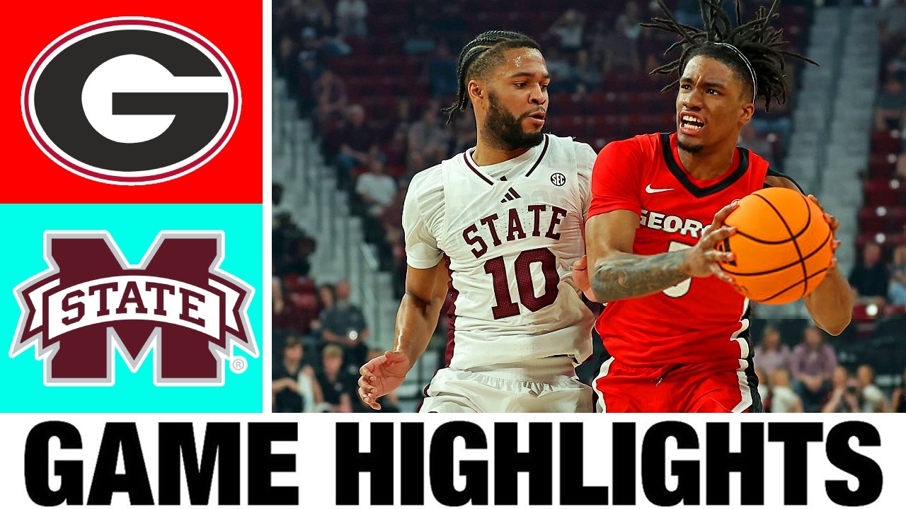 Georgia vs Mississippi State Highlights | Men's Basketball | College ...