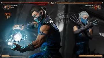 Completely useless Sub-Zero combo (The damage scaling💀)