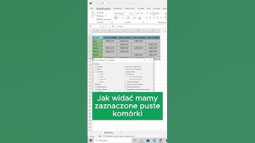 ✨ Masowe Uzupełnianie Pustych Komórek w Excelu! 📊 #excel #exceltips #pracaexcela  #kursexcel